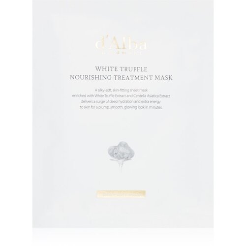 D&amp;#039;Alba White Truffle Nourishing Treatment Mask intenzivno vlažilna maska za obraz s pomirjajočim učinkom 5x25 ml Slike