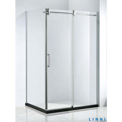 Linni Tu&scaron; kabina Elegance srebrni ram 75x130x200cm providno staklo 8mm Cene