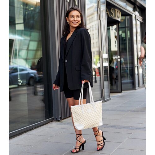 Gemre White patterned shoulder bag Kesiran Cene