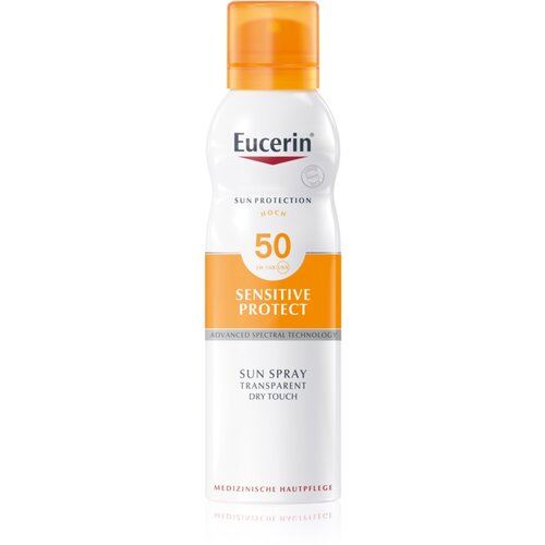Eucerin Sun Sensitive Protect transparentna meglica za sončenje SPF 50 200 ml Cene