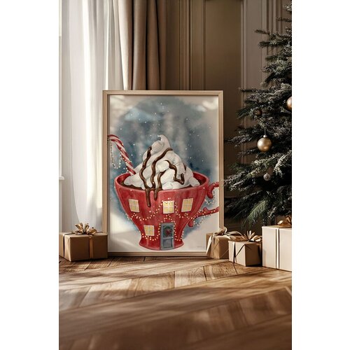 Wallity uramljena slika Nwyearsngmdl61, 33x48 cm Cene