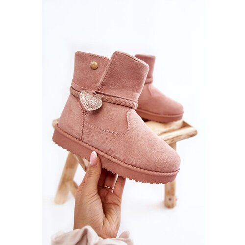 Kesi Children's Snow Boots Pink May Cene