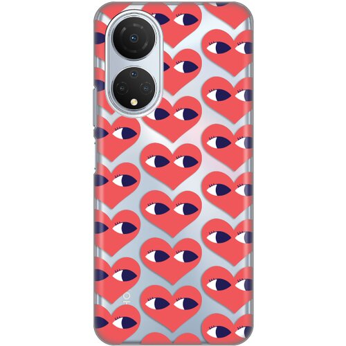 maska silikonska print skin za honor X7 eye heart pattern Slike