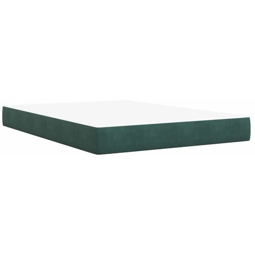  s box springom madracem i LED-om Tamnozelena Bar&amp;scaron;un - Tamnozelena 140 x 190 cm Pro&amp;scaron;iveno gumbima Slike