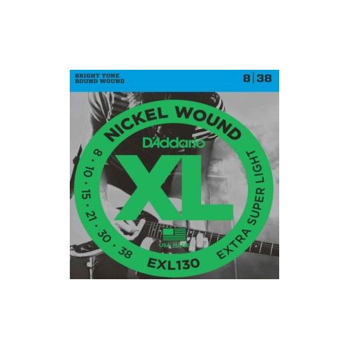  ŽICE ZA EL. GITARU D&amp;rsquo;ADDARIO EXL130 8-38 Slike