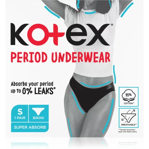 Kotex Period Underwear menstrualne gaćice veličina S 1 kom