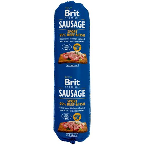 Brit klobasa Govedina &amp;amp; riba Sport formula 800 g Slike