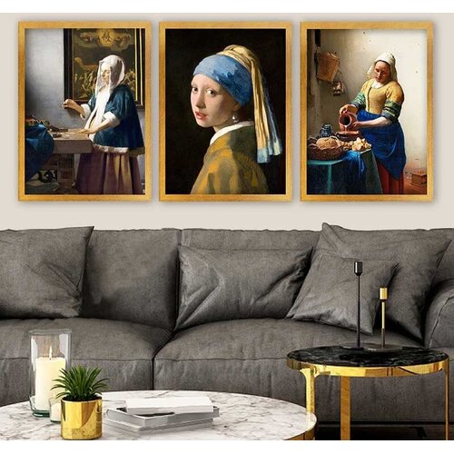 Wallity Uokvirena slika 3AC_UN1015467_3545, 35x45 cm, 3 dijela Cijene