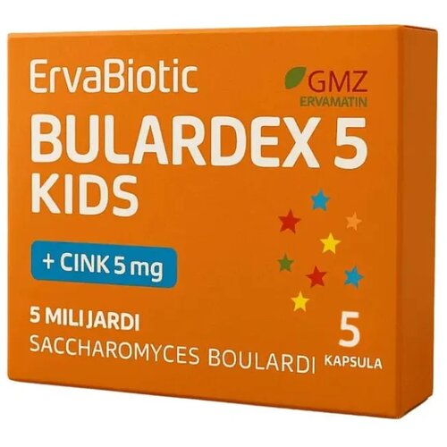 ErvaBiotic Bulardex 5 Kids, 5 kapsula Slike