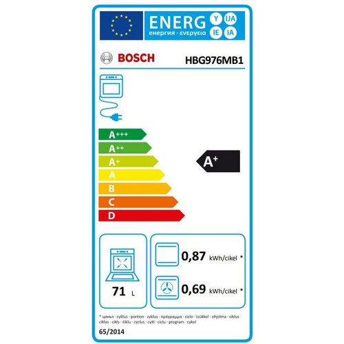 Bosch Pečica s pirolizo Accent line HBG976MB1 Slike