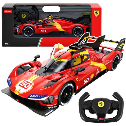  Licencirani auto na daljinsko upravljanje Ferrari 499P Rastar 1:24 - crveni Cene