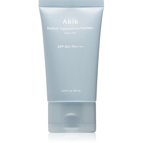 Abib Sedum Hyaluron Watery Tube Sunscreen krema za sončenje za obraz s pomirjajočim učinkom SPF 50+ 50 ml Slike