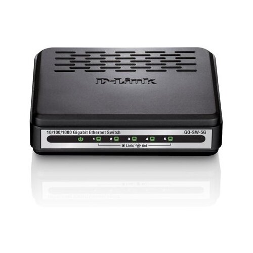 D-link lan switch GO-SW-5G/E 10/100/1000 5port Slike