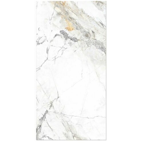  Pločica od prirodnog kamena Marble Riva Gold (60 x 120 cm, Bijela, siva, zlatna, Sjaj) Slike