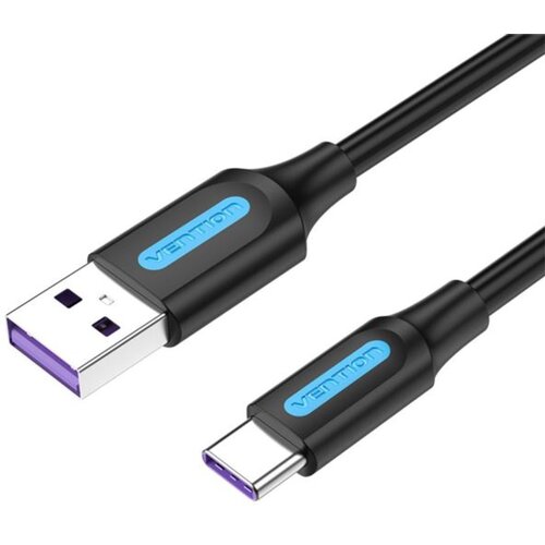Transmedia Vention USB 2.0 A Male to C Male 5A Cable 1M Black Cene