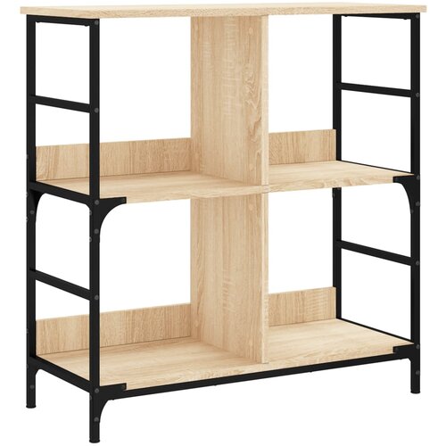 Maison Chic Knjižna omara - Knjižna polica - Knjižni regal sonoma hrast 78,5x33x82 cm inženirski les, (21723505) Cene
