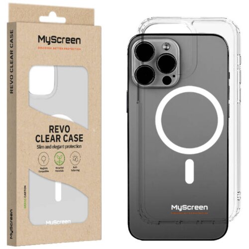 Onasi My Screen Protector silikonski ovitek MagSafe za iPhone 15 Pro Max - prozoren (Anti Yelowing) Cene