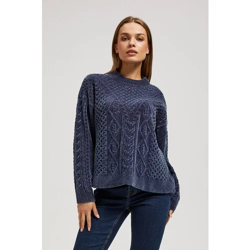 Moodo Sweater with decorative fabric