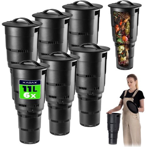 KADAX vrtni kompostnik, podzemni, 6x11l, posoda za biolo&scaron;ke odpadke, kompostno gnojilo, (5000351834) Cene