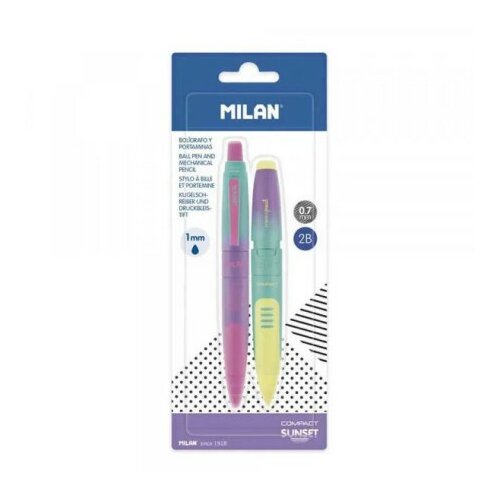 MILAN set hemijska olovka i tehnicka olovka ( MLNBWM10438 ) Slike