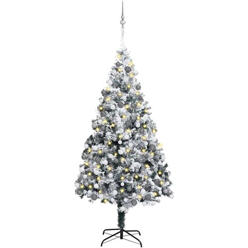 vidaXL Umestno božično drevo med 300 LED Zelena 180 x 115 cm Cene