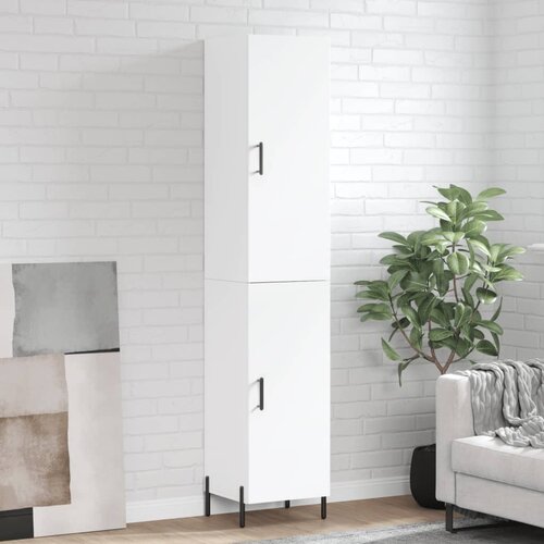  Visoka komoda bijeli 34,5x34x180 cm od konstruiranog drva Cijene