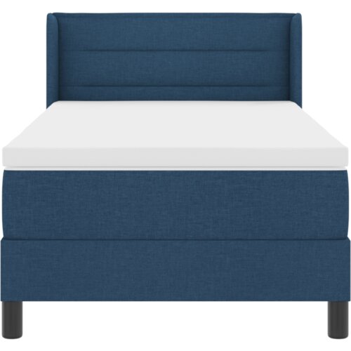  Krevet s podnicom s madracem plavi 90x190 cm tkanina Slike