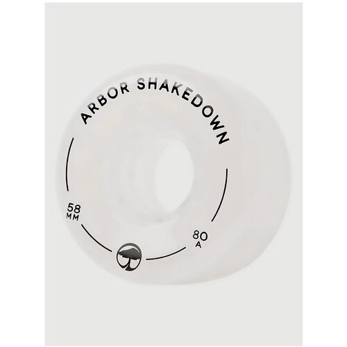 Arbor Shakedown 80a 58mm Wheels ghost white Cene