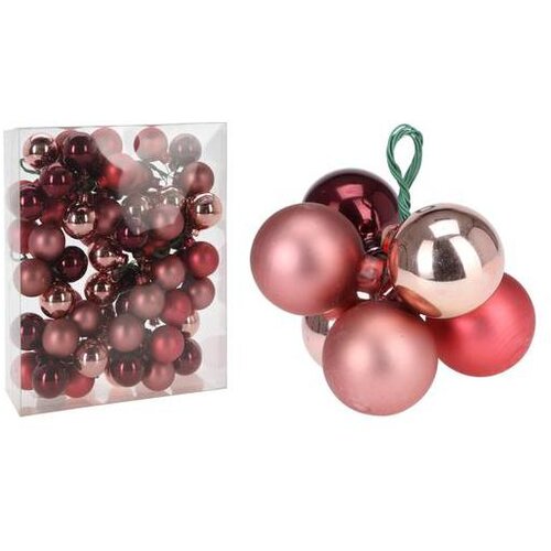 Dekoracija ZA BOR SA 6 MINI KUGLA 3CM ZLATNE Cijene