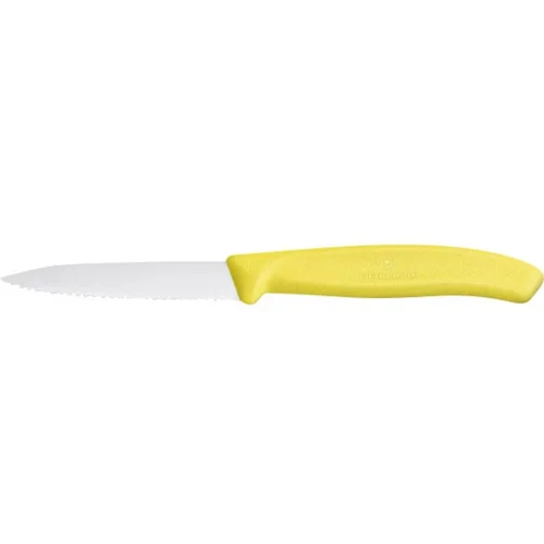 Victorinox Nazobčan nož za zelenjavo, dolžina 80/190 mm - rumen, (21563801)