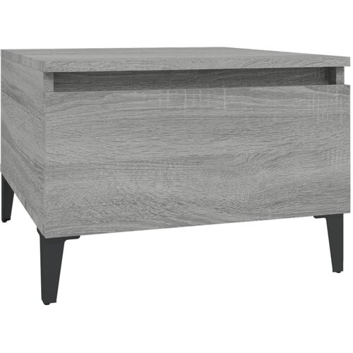 vidaXL Stranska mizica siva sonoma 50x46x35 cm inženirski les, (20712244) Cene