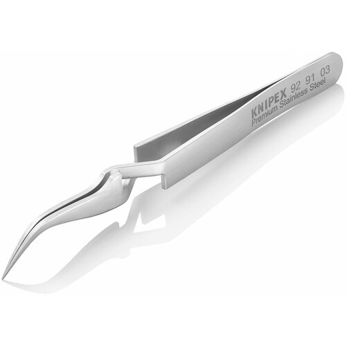 Knipex 92 91 03 precizna ukr&amp;scaron;tena pinceta &amp;scaron;iljasti, fini, ekstra tanki 115 mm Slike