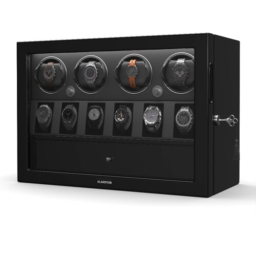 Klarstein ChronoVault navijač satova | 4+6 sata | veganski materijal | visoki sjaj | 4 režima | Mabuchi motor | LED | utičnica Cijene