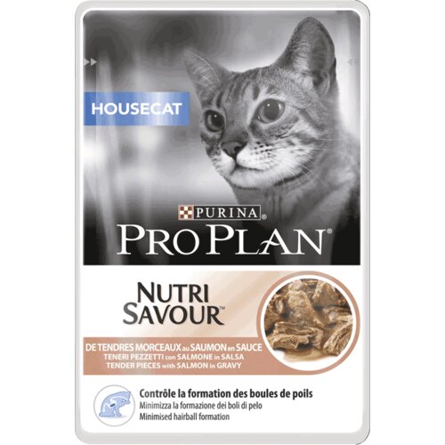 Pro Plan Nutri Savour Housecat Losos, 85 g Cene