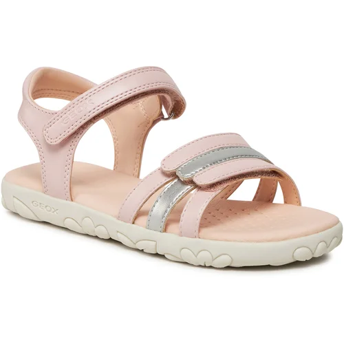 Geox Sandali J Sandal Haiti Girl J458ZD 000NF C8237 D Lt Rose/Silver