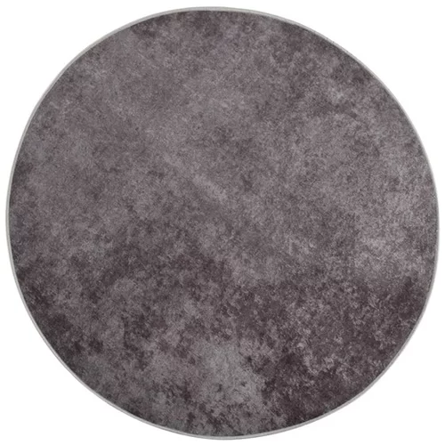  Pralna preproga φ120 cm siva protizdrsna