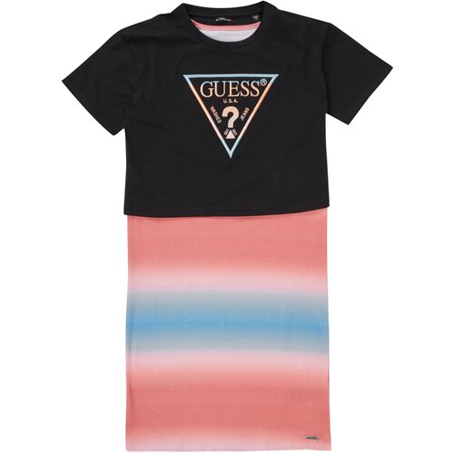 Guess Kratke obleke - Večbarvna Cene