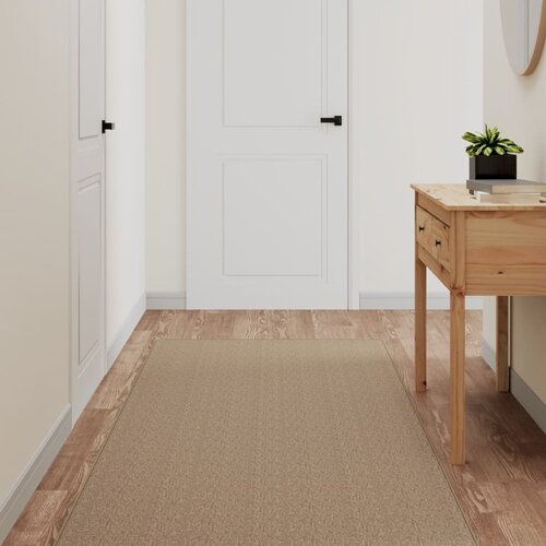 vidaXL Tepih-staza s izgledom sisala boja pijeska 80 x 200 cm Cijene