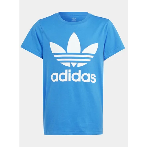 Adidas Majica adicolor Trefoil IN8448 Modra Regular Fit