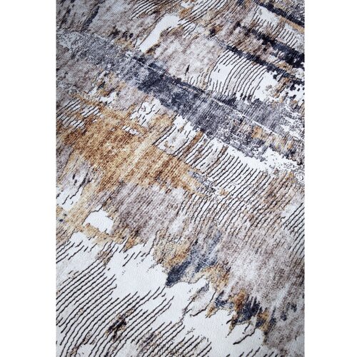 Elle Decoration Svetlo siva preproga 160x230 cm Malard Anthracite Gold &amp;ndash; Slike