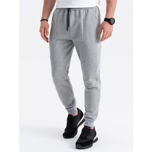 Ombre Men&amp;#039;s sweatpants joggers - grey melange Slike