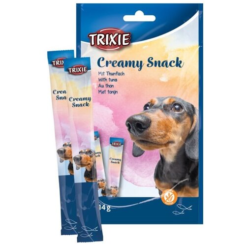 Trixie creamy snacks with tuna 5x14g Slike