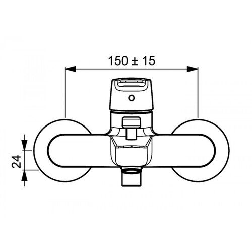 Hansa Armatura za kopalno kad POLO (51442193) Slike