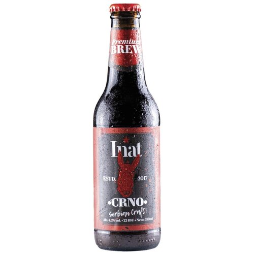 Nepoznato Pivo INAT crno 4,2% 0,33l Cene