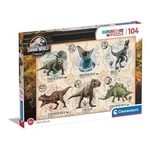 Clementoni puzzle 104 jurassic world ( CL27179 ) Slike