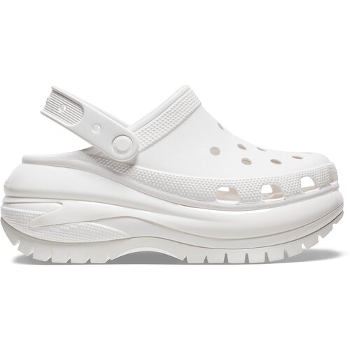 Crocs Natikači Classic Mega Crush Clog 207988 Bela Slike