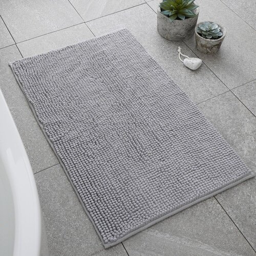 Catherine Lansfield Siva kupaonska prostirka 50x80 cm Bobble &amp;ndash; Slike