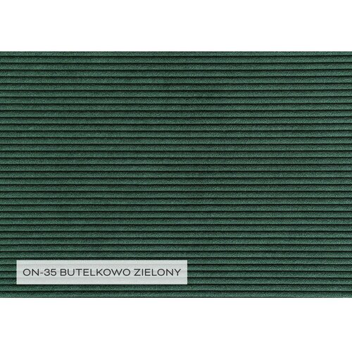 Miuform Temno zelena raztegljiva kotna sedežna garnitura iz rebrastega žameta (levi kot) Lofty Lilly &amp;ndash; Slike