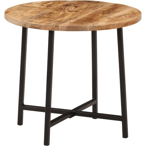 The Living Store Klubska mizica 45x45x40 cm trden mangov les in železo - Klubska Mizica, (21428661) Slike