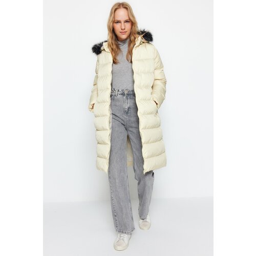 Trendyol Winter Jacket - Ecru - Puffer Slike